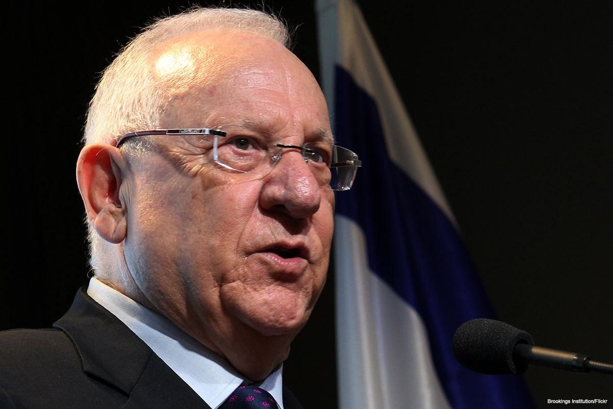Israeli president Reuven Rivlin