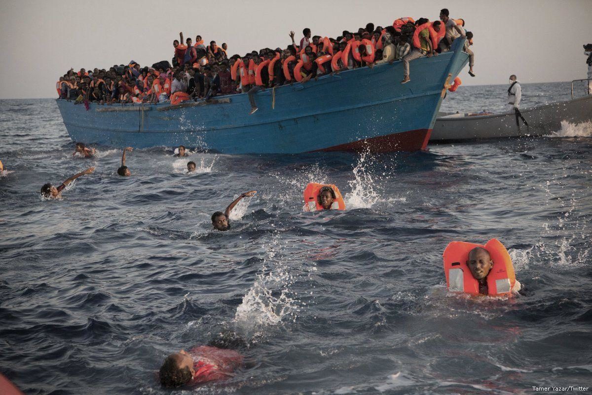 migrants immigrants African boat
