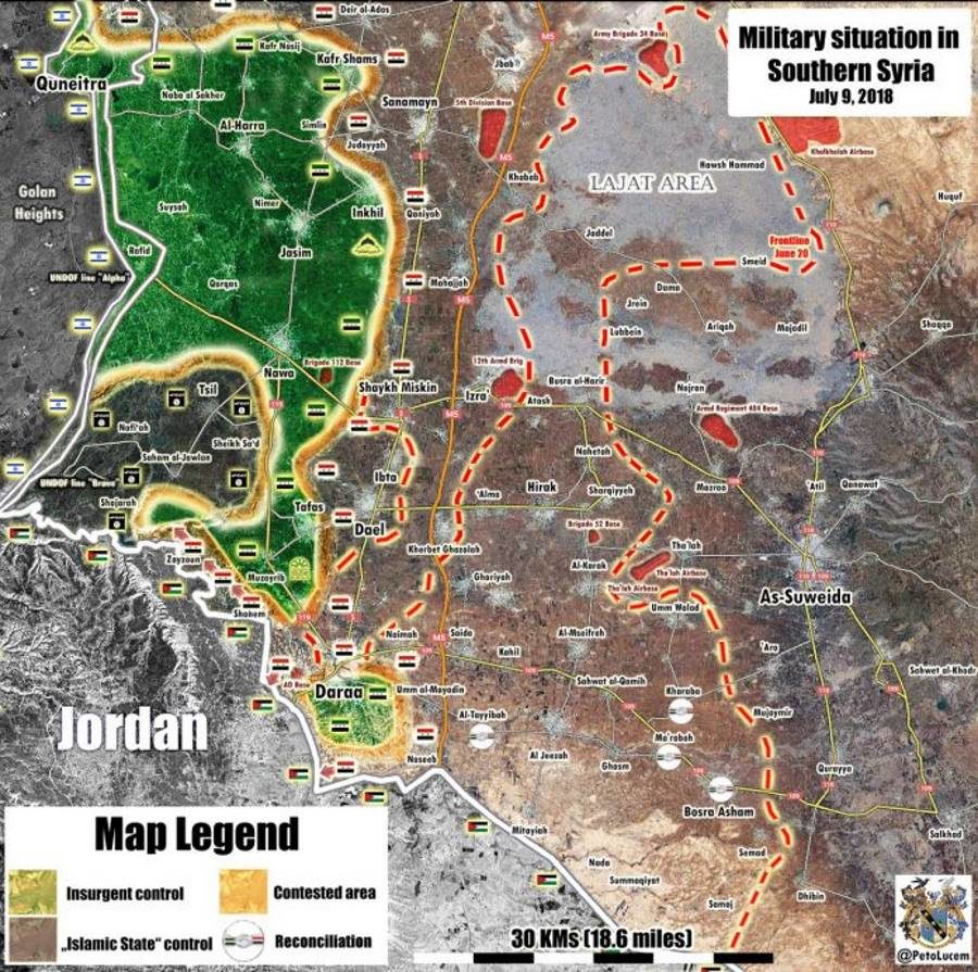 Daraa saa jordan border