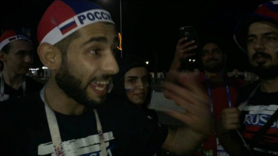 syria soccer fans