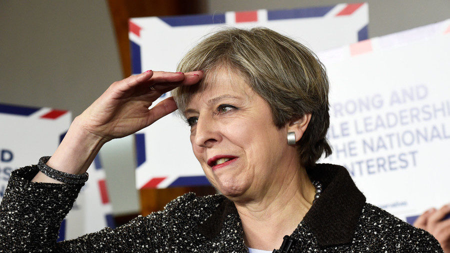 Click to enlarge Theresa May