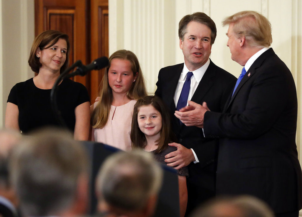 Click to enlarge Trump Brett Kavanaugh