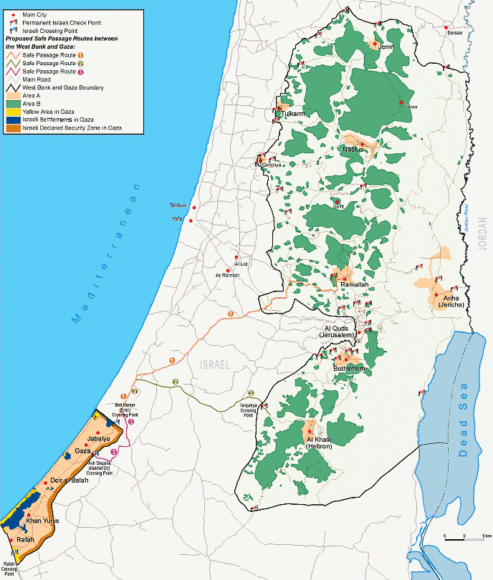 oslo map west bank