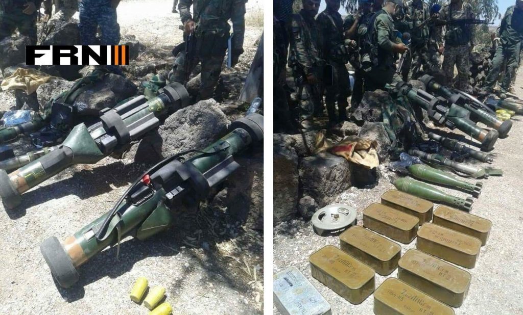 Syrian army captures FRENCH armaments in Dara'a province