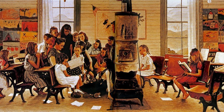 Click to enlarge olde tyme classroom