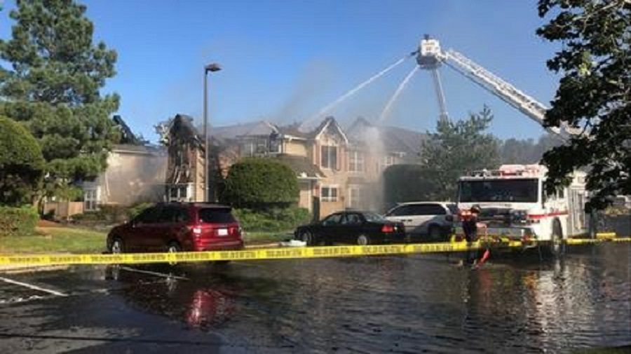 Helicopter crashes into VA home