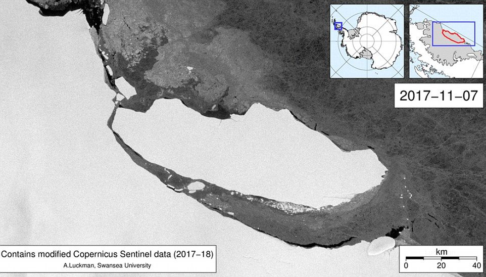 larsen c ice shelf a-68