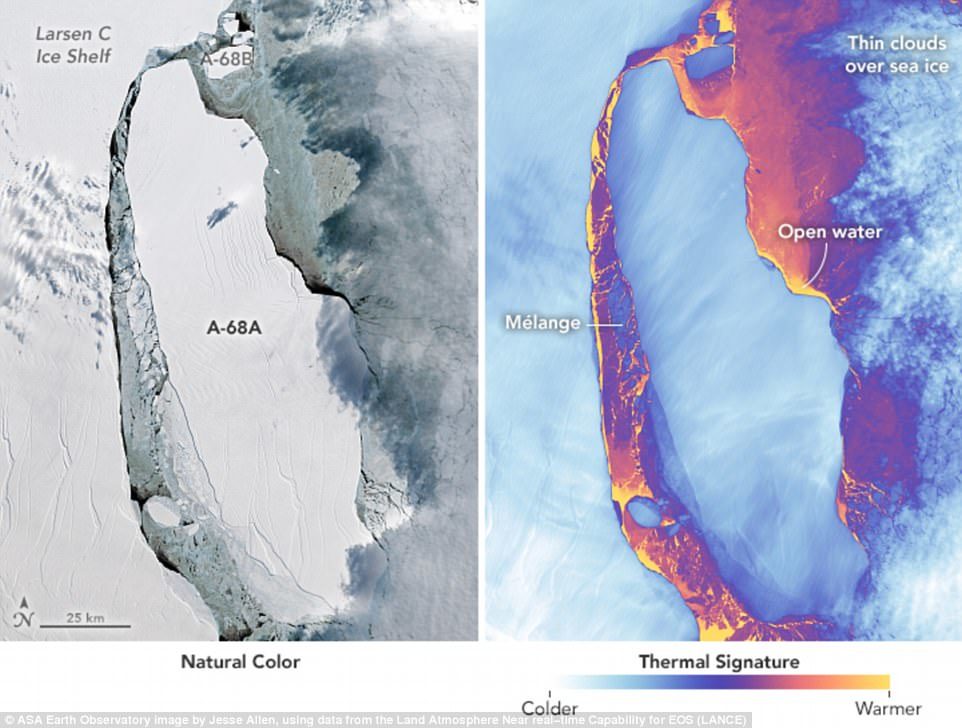 ice shelf larsen a-68