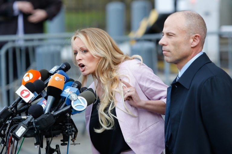 Stormy Daniels and Lawyer