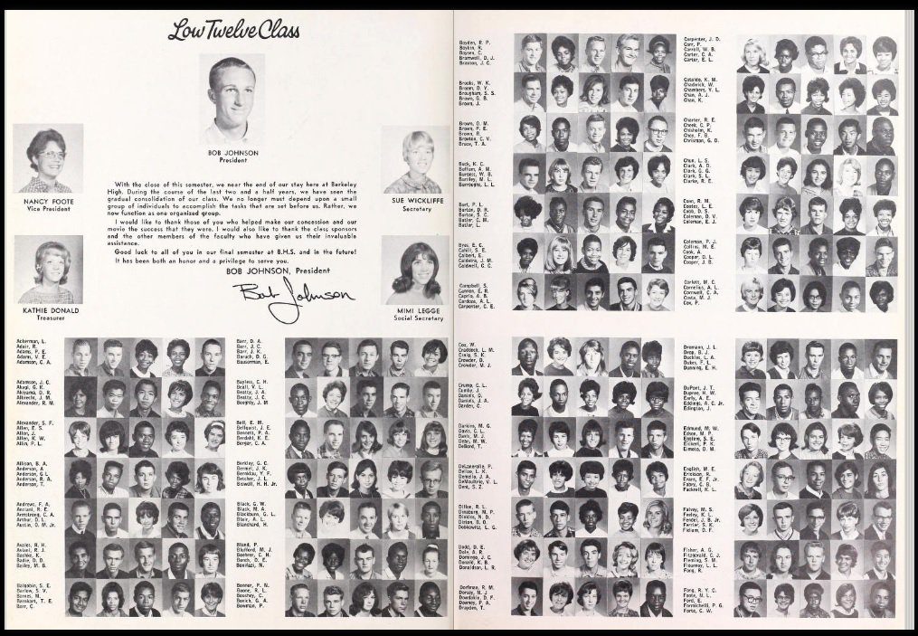 Click to enlarge berkley yearbook 1963 Kamala Harris