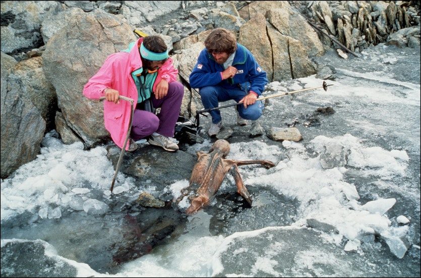 Click to enlarge Otzi first discovered