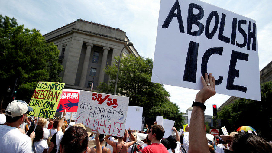 Click to enlarge abolish ICE protest