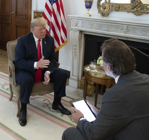 Click to enlarge Trump The Sun interview