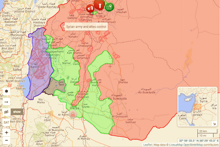 daraa map