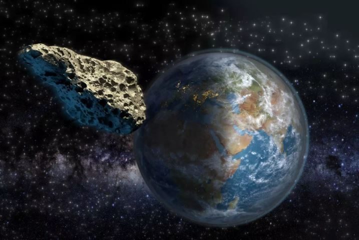 Artist rendering of an asteroid