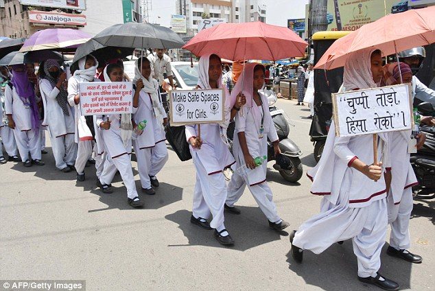 Click to enlarge India rape march