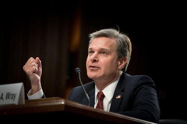 Click to enlarge Christopher Wray