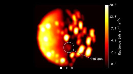 NASA Juno data indicate another possible volcano on Jupiter moon Io.