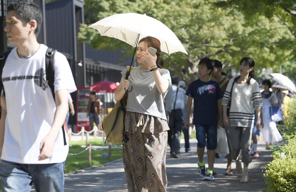Click to enlarge Japan heat wave 2