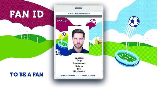 Click to enlarge world cup fan ID card FIFA