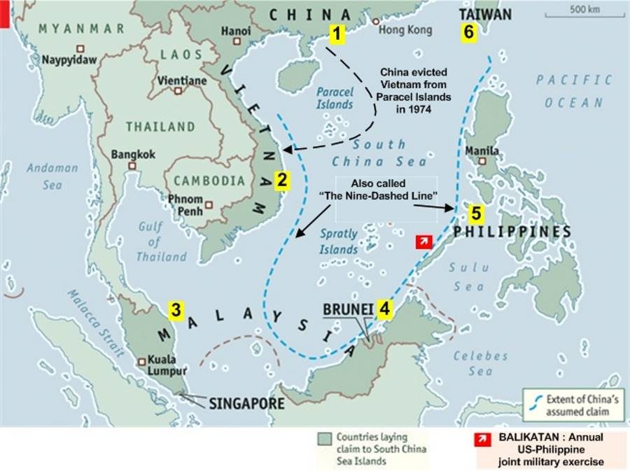 Click to enlarge china influence south china sea