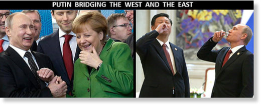 Putin Merkel China