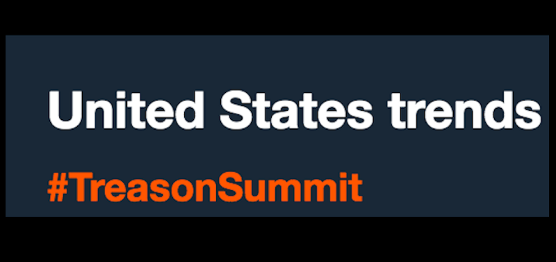 Click to enlarge #TreasonSummit Helsinki Twitter hashtag