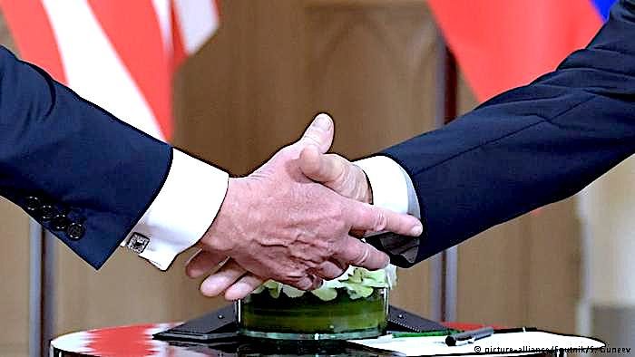 PutinTrump handshake