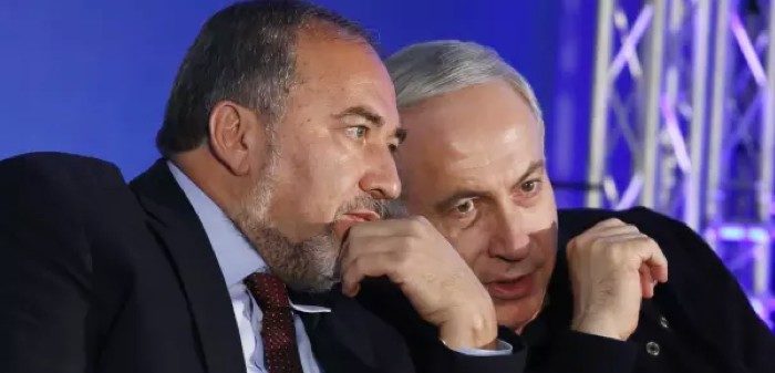 Defense Minister Lieberman • Prime Minister Netanyahu