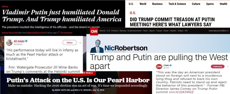 Putin Trump summit hysteria media