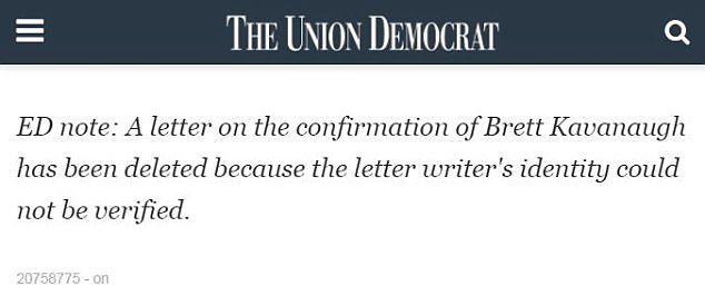 Click to enlarge The Union Democrat