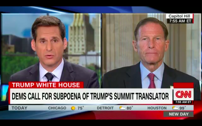 Trump Putin summit media hysteria
