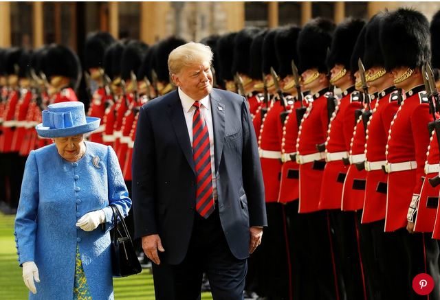 Queen Elizabeth Donald Trump