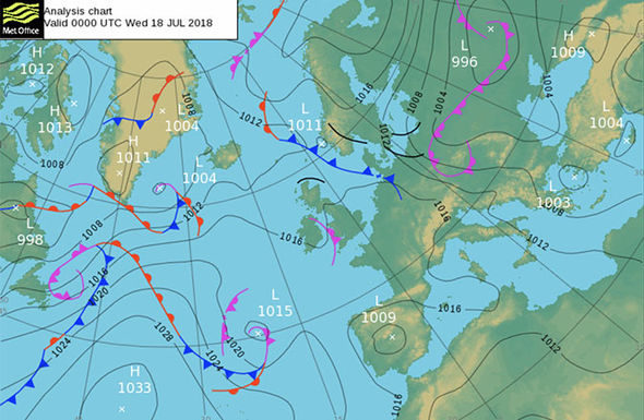 Click to enlarge pressure over the UK