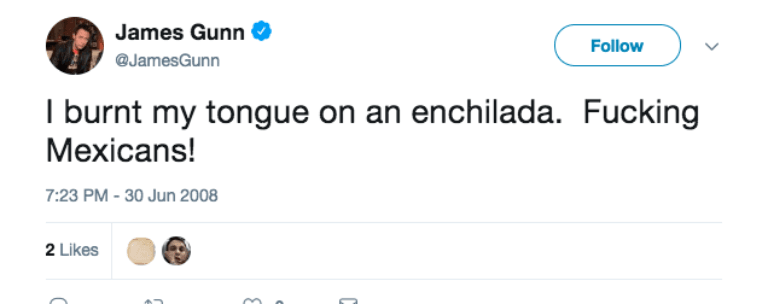 James Gunn tweet