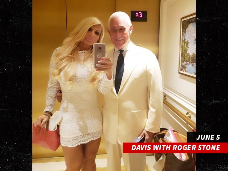 Click to enlarge Kristin Davis Roger Stone