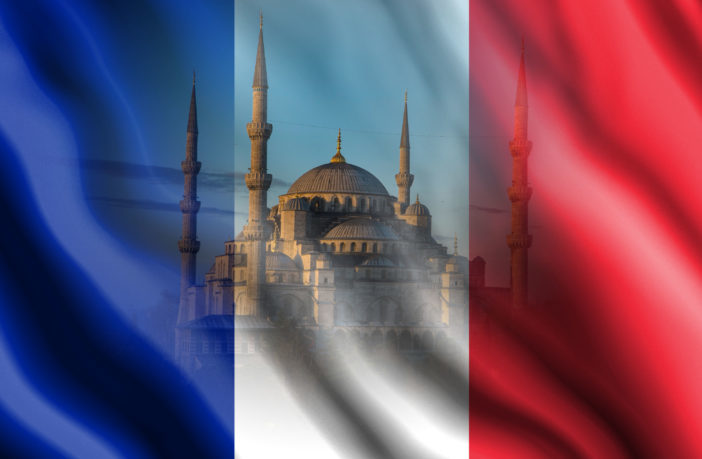 Click to enlarge france mosque flag