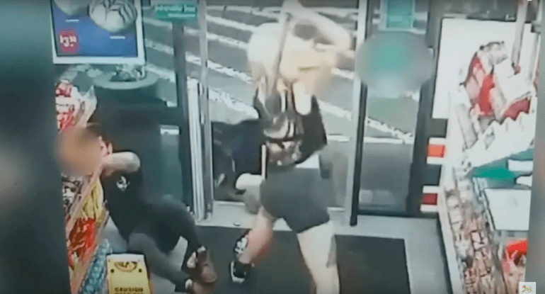 Click to enlarge transgender axe attack