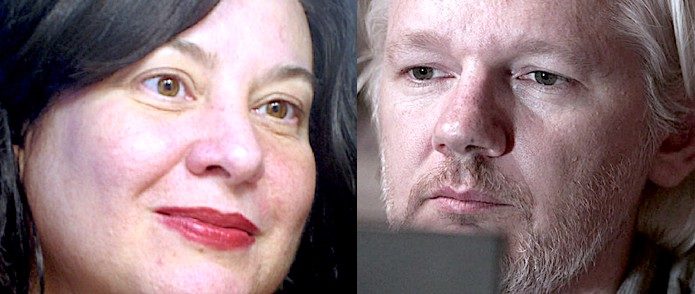 Click to enlarge Stefania Maurizi, Julian Assange