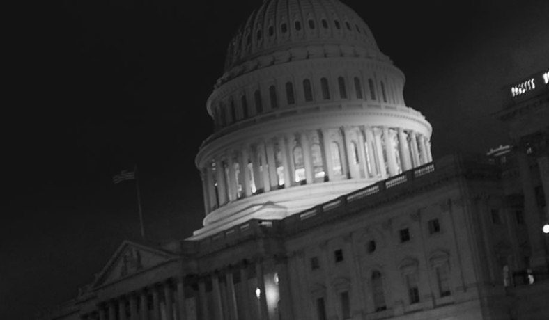 US capitol night