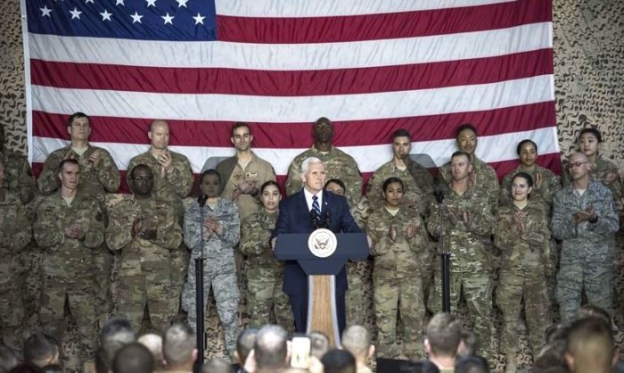Click to enlarge mike pence army speech