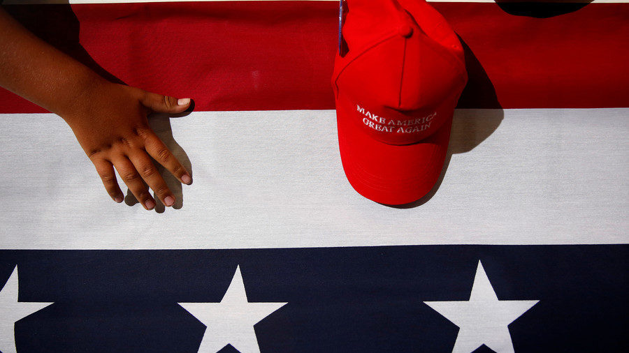 maga hat american flag