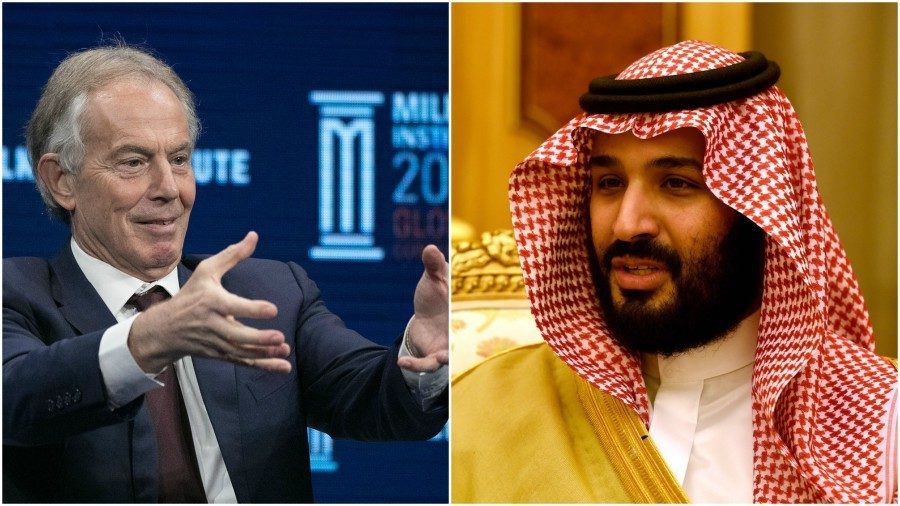 Tony Blair Mohammad bin Salman bin Abdulaziz Al Saud