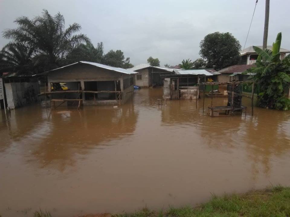 Flooding in Monrovia, Liberia, 18 July 2018.