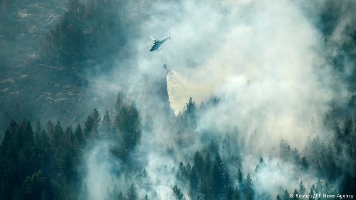 Click to enlarge Sweden wildfires Jul 2018