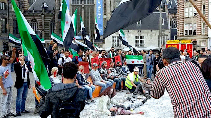 Click to enlarge White Helmets filmed