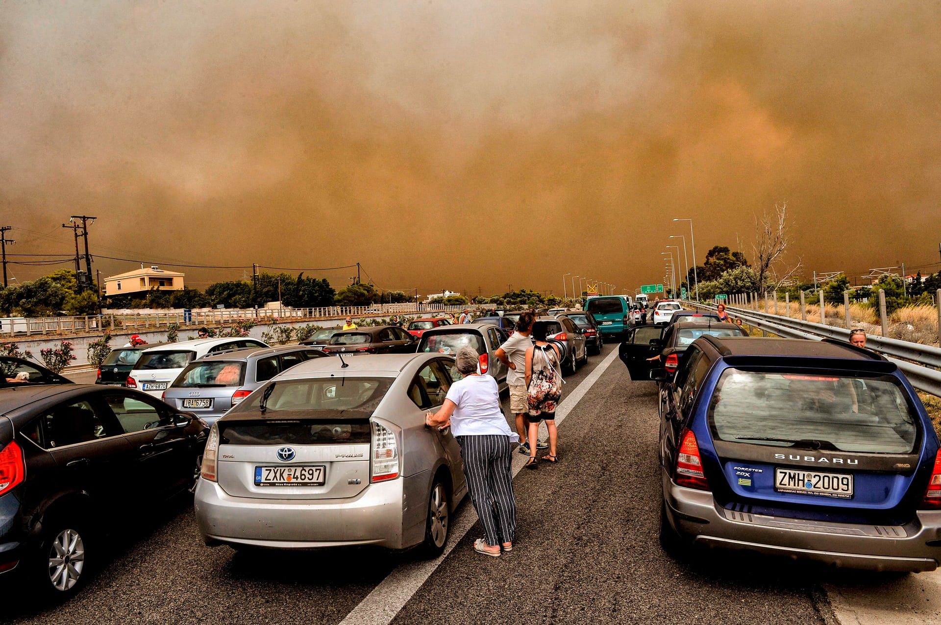 greece wildfire