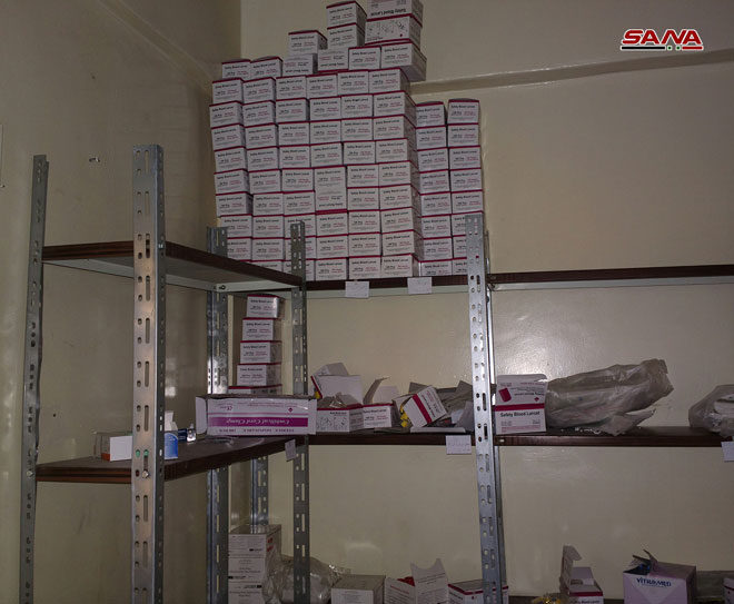 Click to enlarge Jordanian Drugs In Militant Hospital In Suthern Syria