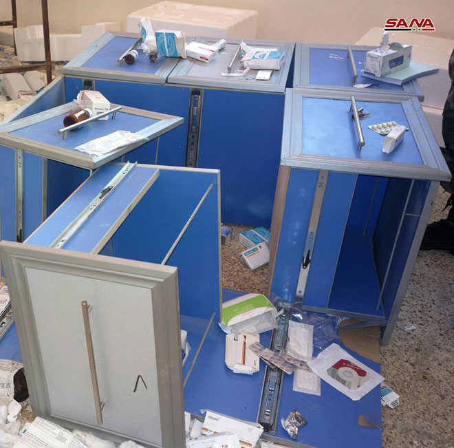 Click to enlarge israel Jordanian Drugs In Militant Hospital In Suthern Syria