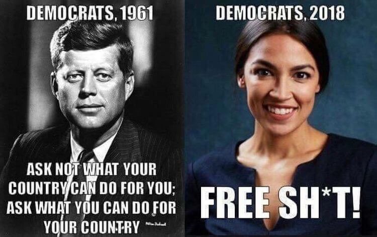 Click to enlarge Democrats JFK Alexandria Ocasio-Cortez